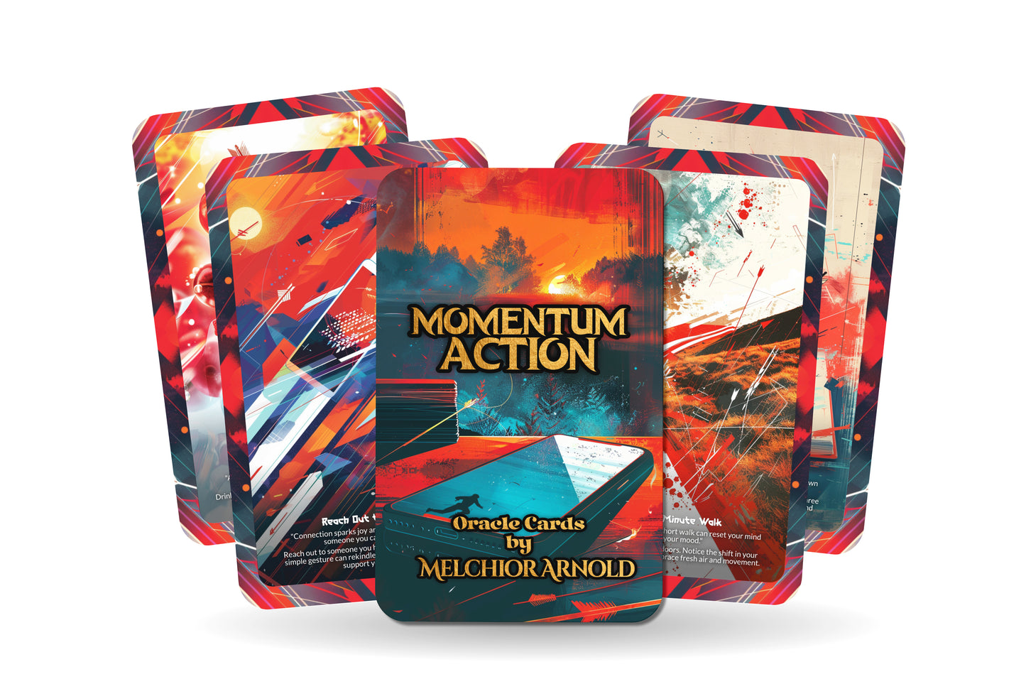 Momentum Action Cards – Get Moving With Purpose – Motivation & Daily Progress Tools 22-Card Deck