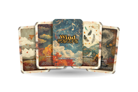 Wind Mantra – A Clarity Oracle Deck – 22 Oracle Cards – Messages from the Air Element