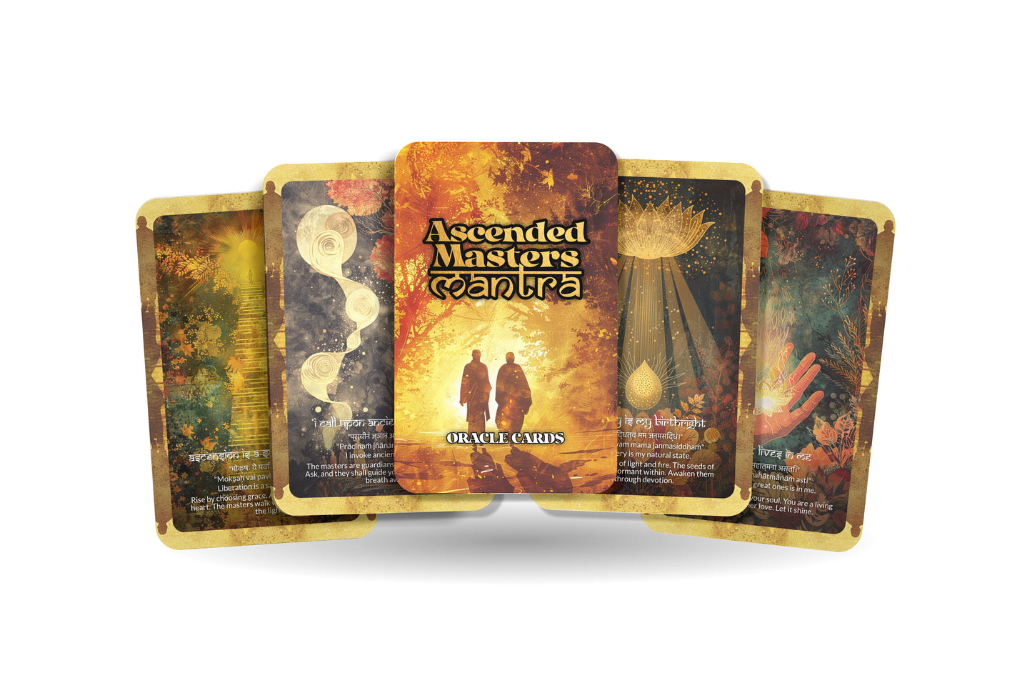 Ascended Masters Mantra – A Higher Realms Oracle Deck – 22 Oracle Cards – Guidance from Enlightened Beings