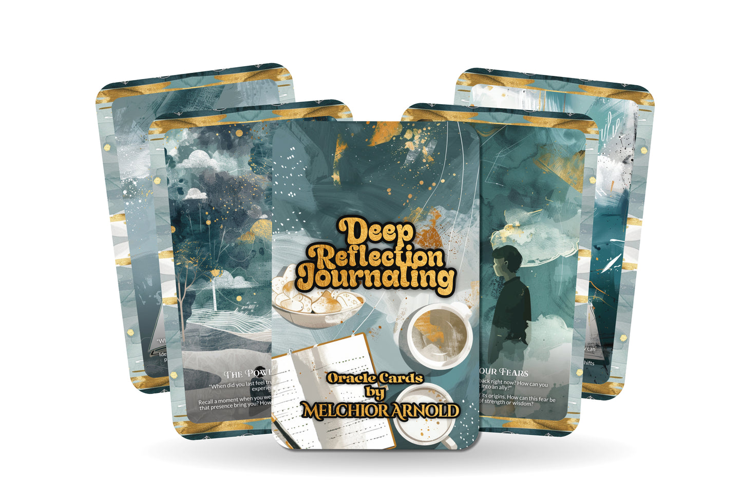 Deep Reflection & Journaling Prompts – Dive Into Self-Discovery – Guided Prompts for Inner Growth 22-Card Deck