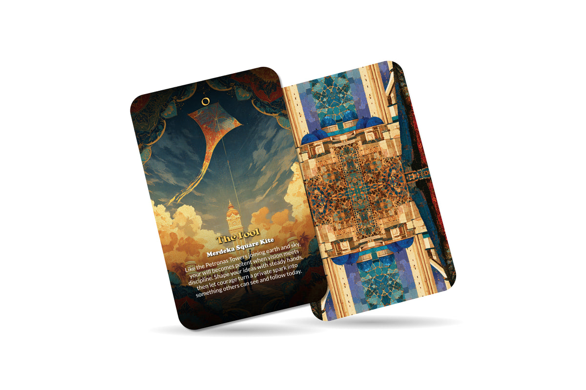The Tarot of Kuala Lumpur – A Tropical Heritage Tarot Deck – 22 Tarot Cards – Temples, Towers, and Malaysian Spirit