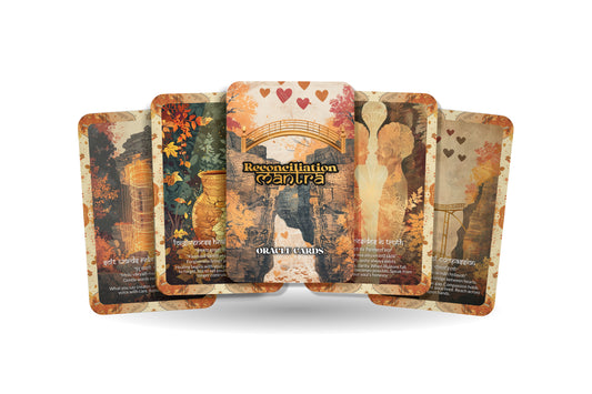 Reconciliation Mantra – A Heart Mending Oracle Deck – 22 Oracle Cards – Healing Through Forgiveness