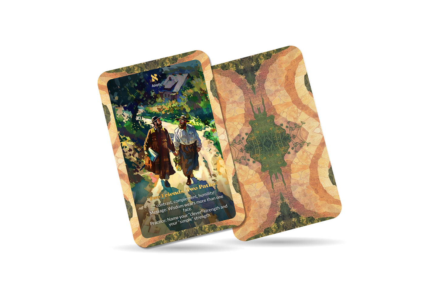 The Clever & Simple Man Oracle – A Breslov Parable – 22 Oracle Cards – Two Paths, One Truth