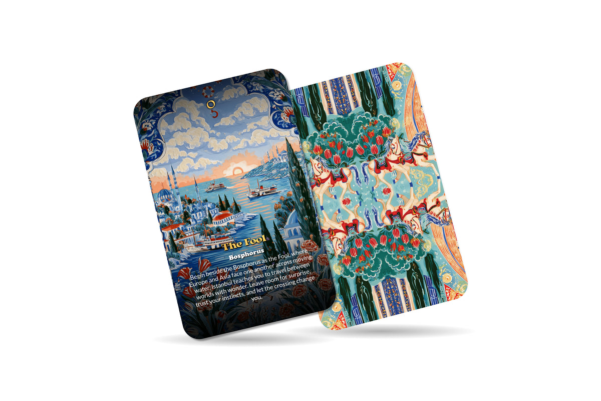 The Tarot of Istanbul – A Bosphorus Mysticism Tarot Deck – 22 Tarot Cards – Where East Meets West