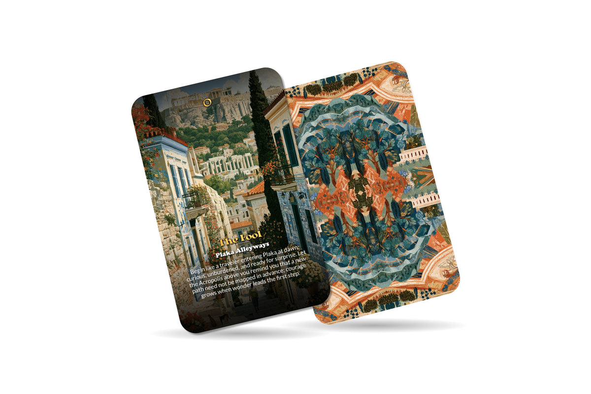 The Tarot of Athens – An Ancient Greek Wisdom Tarot Deck – 22 Tarot Cards – Myths and Mysteries of the Acropolis