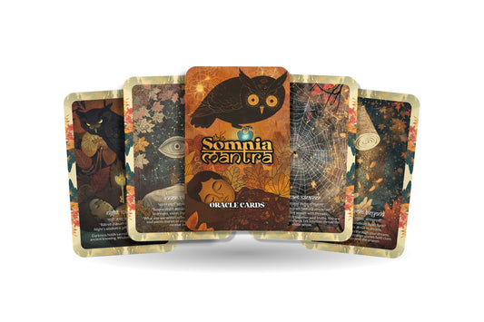 Somnia Mantra – A Dream Realms Oracle Deck – 22 Oracle Cards – Echoes from the Inner Night