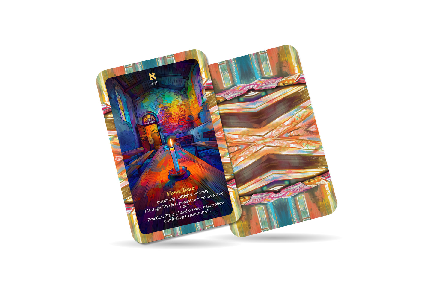 Broken Heart Oracle – Sacred Power of Tears – 22 Oracle Cards – Healing Through Vulnerability