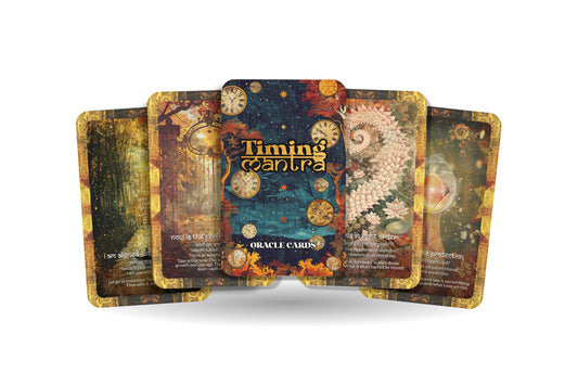 Timing Mantra – A Divine Flow Oracle Deck – 22 Oracle Cards – Trust the Rhythm of the Universe