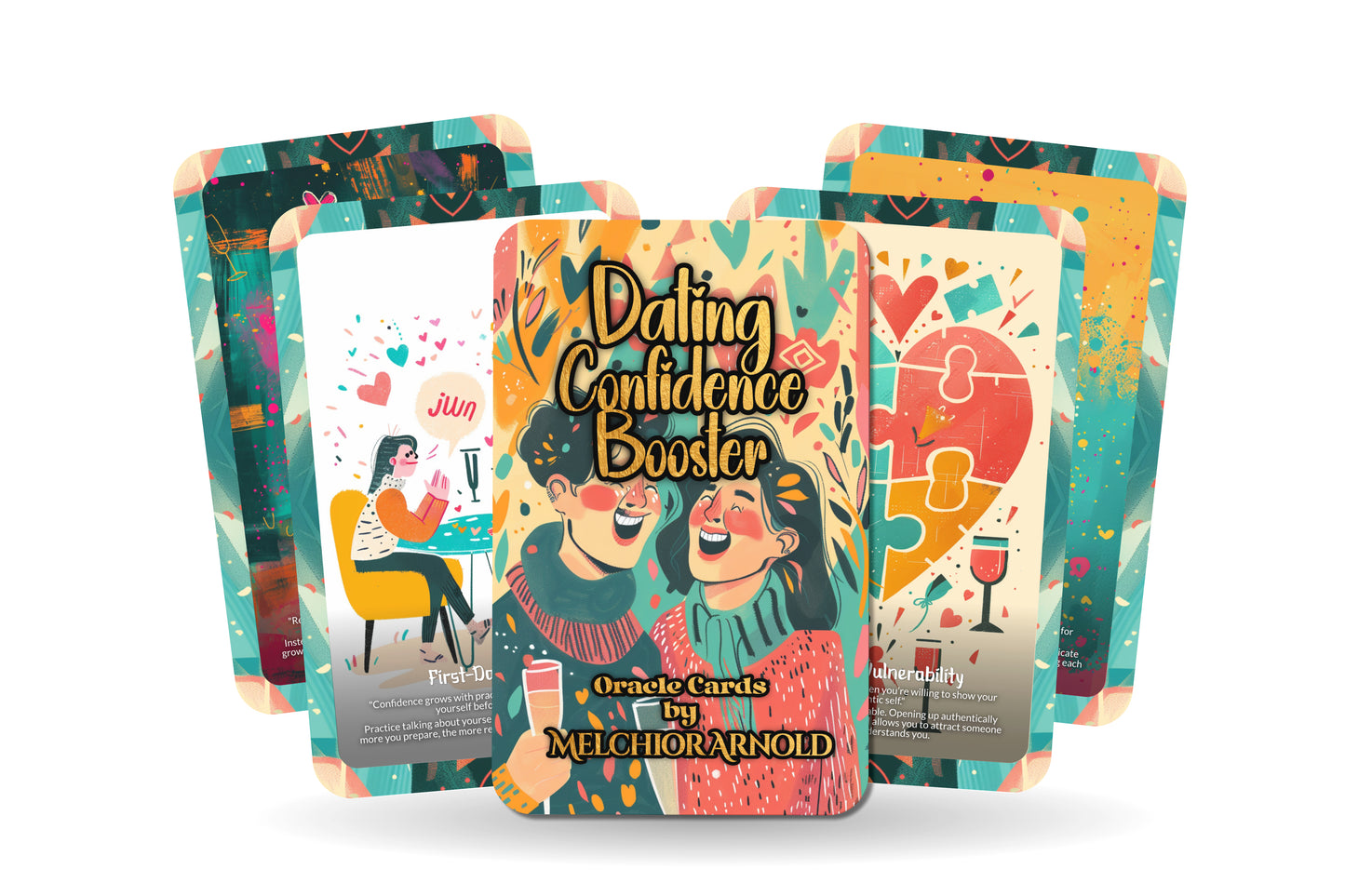 Dating Confidence Booster Cards – Radiate Confidence & Charisma – Empowered Love & Connection 22-Card Deck