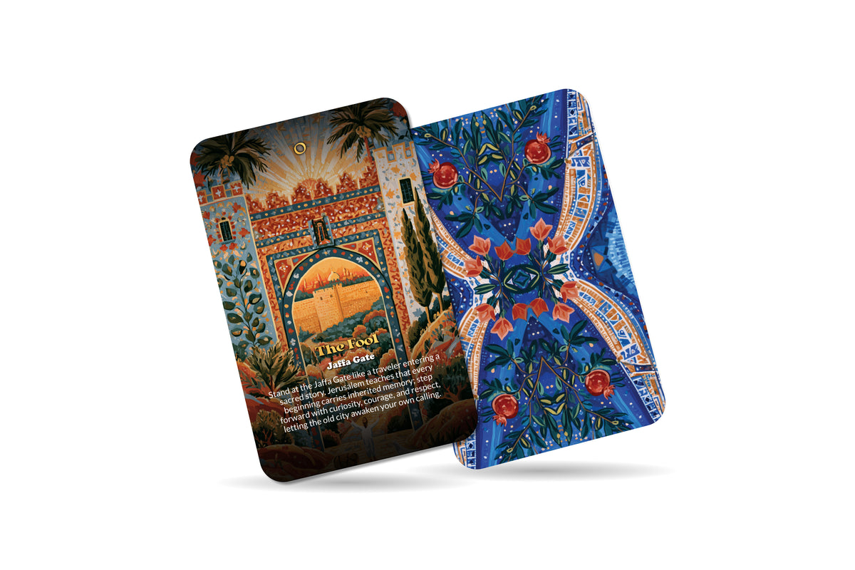 The Tarot of Jerusalem – A Sacred City Tarot Deck – 22 Tarot Cards – Ancient Faiths and Spiritual Heritage