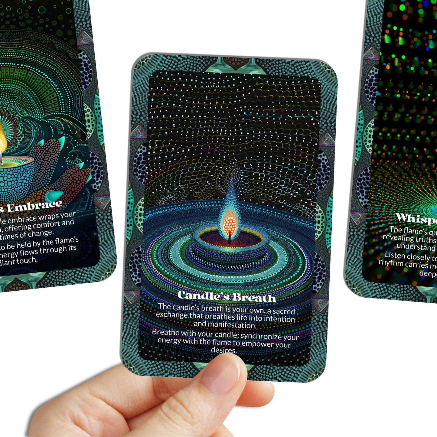 Candle Language – A Fire Ritual Oracle Deck – 22 Oracle Cards – Flames That Speak in Shadows and Smoke