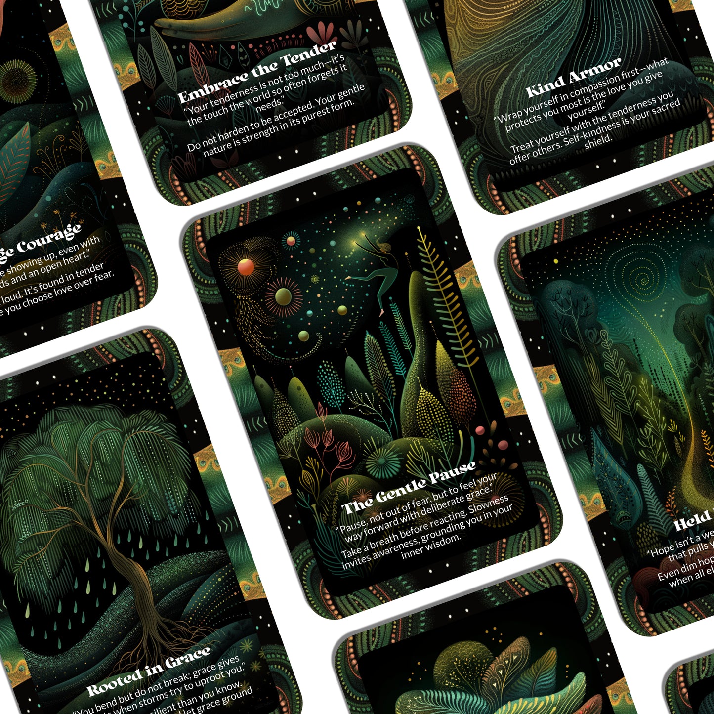 Soft Armor – An Emotional Resilience Oracle Deck – 22 Oracle Cards – Wrapped in Grace, Ready to Withstand