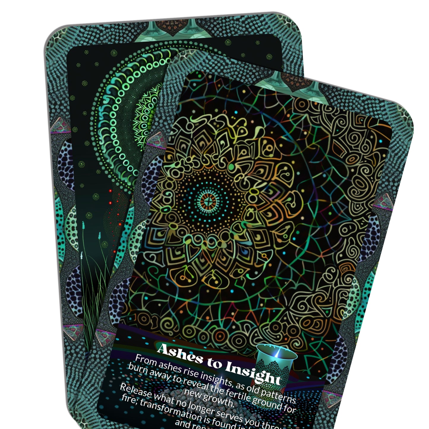 Candle Language – A Fire Ritual Oracle Deck – 22 Oracle Cards – Flames That Speak in Shadows and Smoke