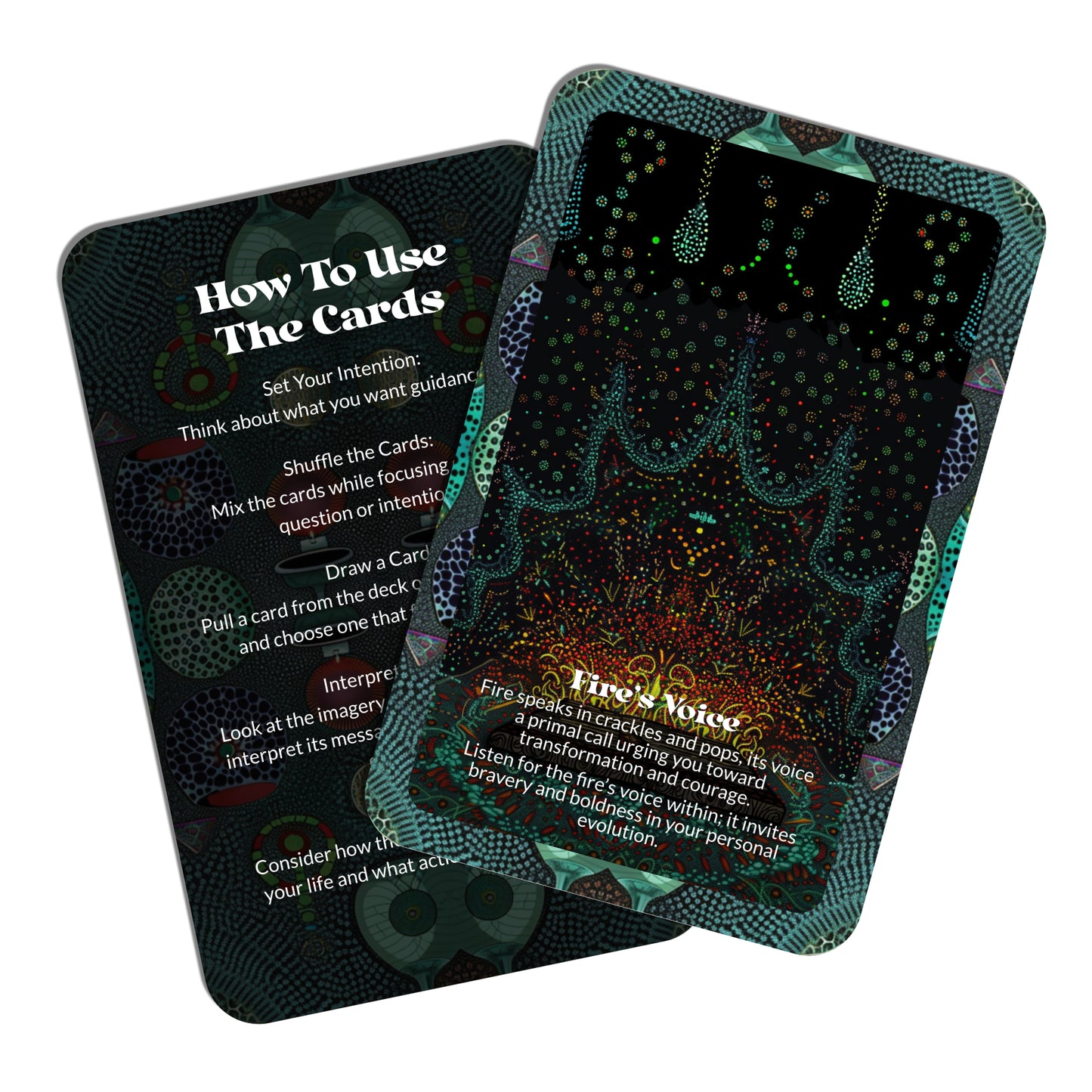 Candle Language – A Fire Ritual Oracle Deck – 22 Oracle Cards – Flames That Speak in Shadows and Smoke