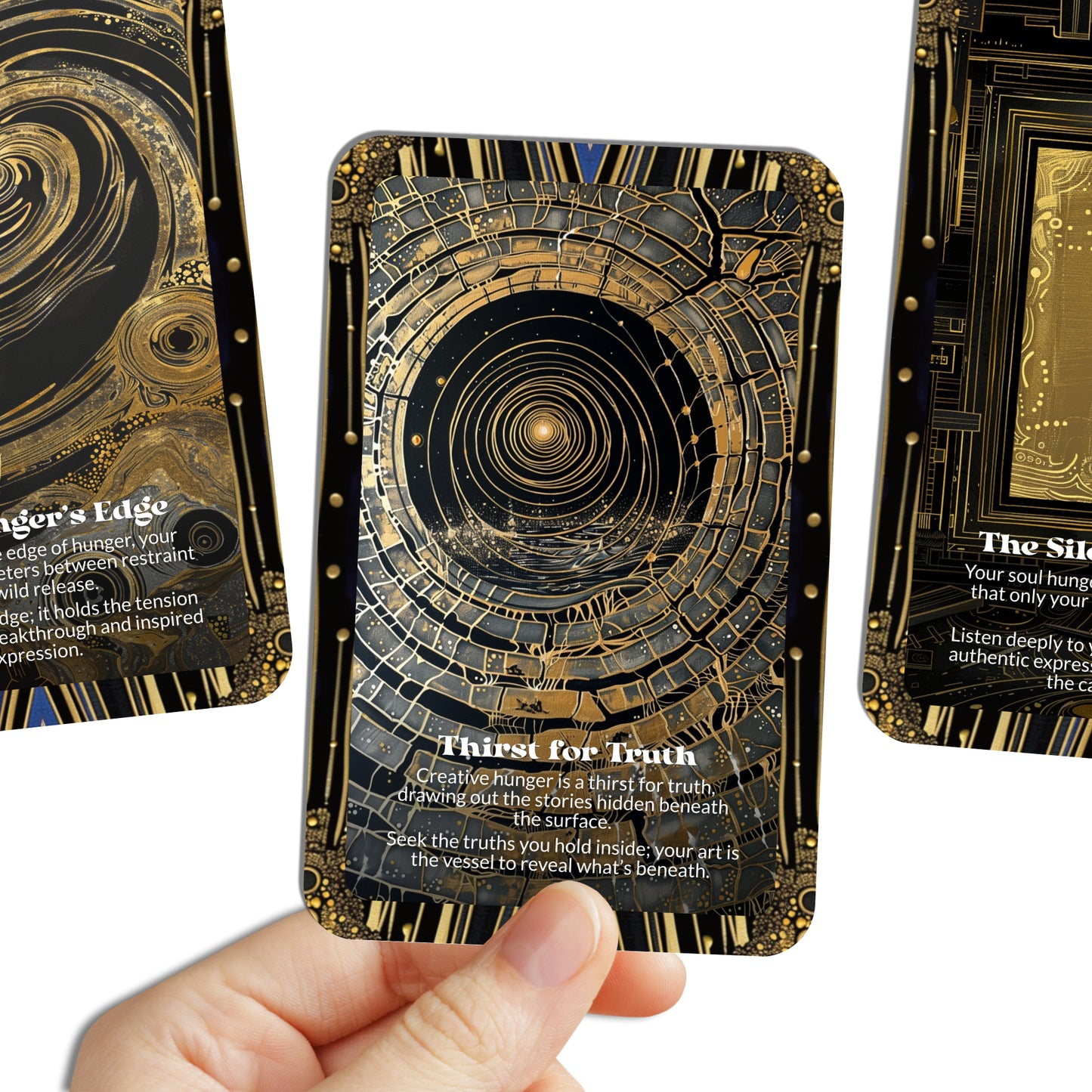 Canvas Hunger – An Inner Voice Oracle Deck – 22 Oracle Cards – Feed the Fire that Paints Your Soul