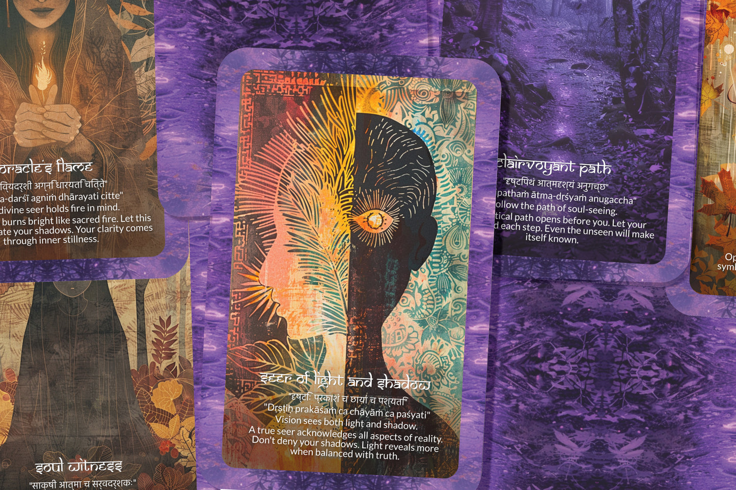 Seer Mantra – A Vision Oracle Deck – 22 Oracle Cards – Seeing Beyond the Physical Veil