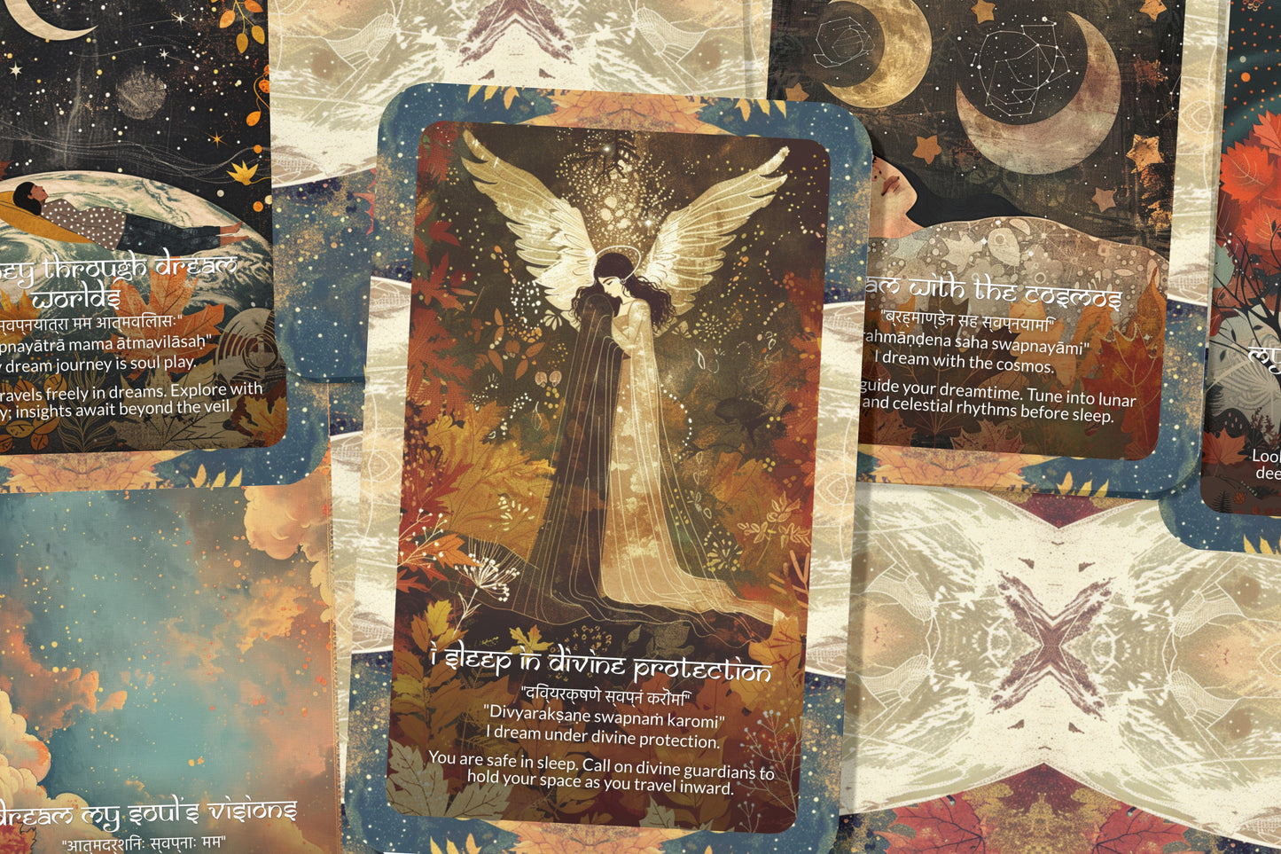 Dream Mantra – A Night Realms Oracle Deck – 22 Oracle Cards – Unlocking the Language of Dreams