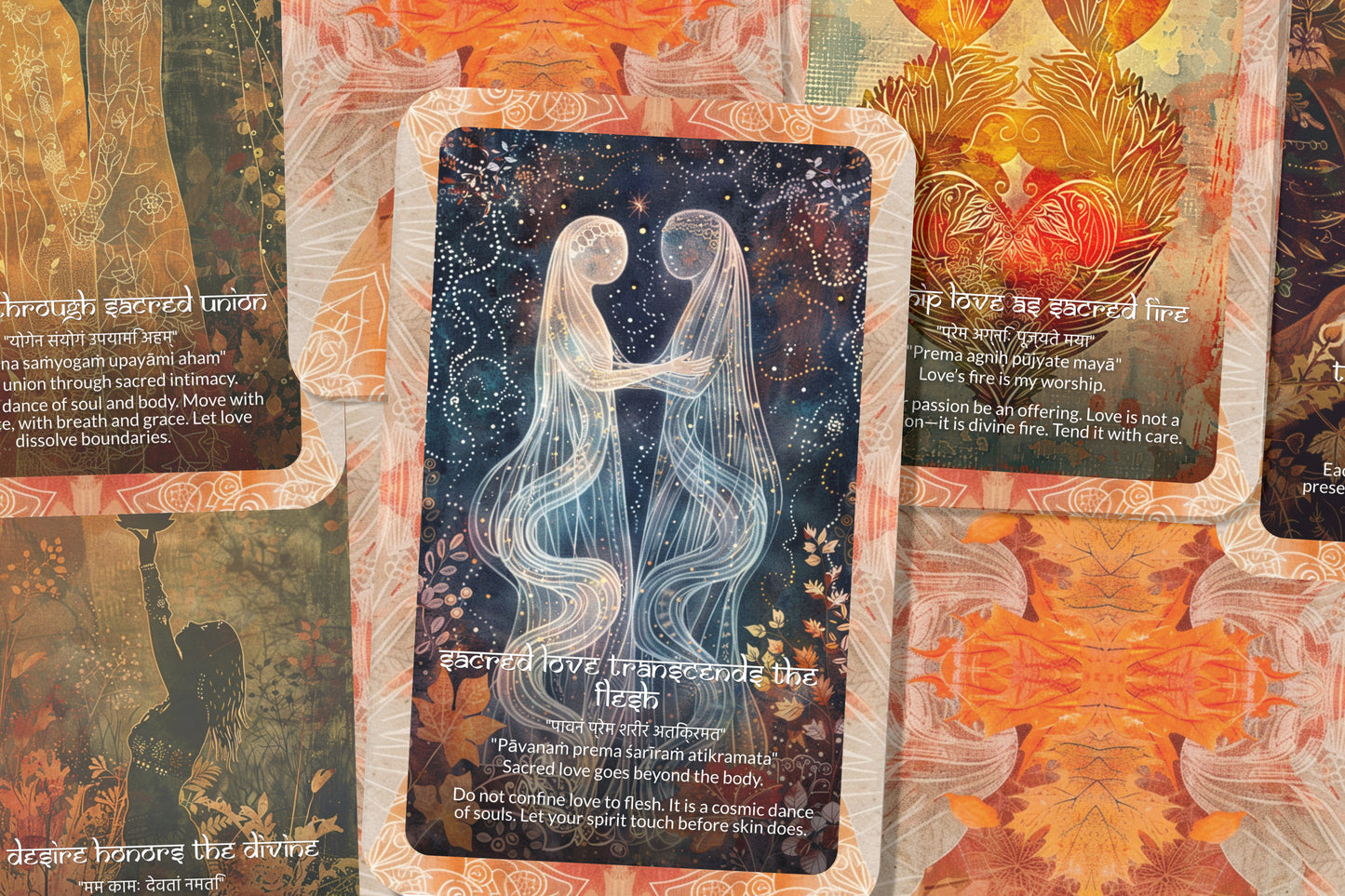 Kamasutra Mantra – A Sacred Pleasure Oracle Deck – 22 Oracle Cards – The Art of Divine Union