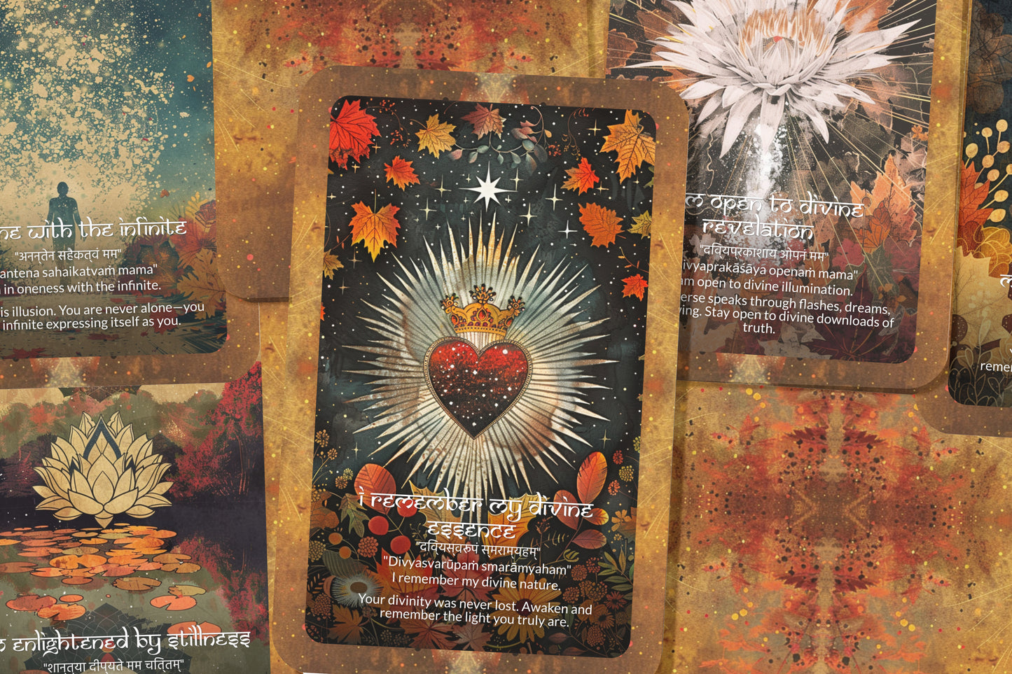 Crown Mantra – A Divine Connection Oracle Deck – 22 Oracle Cards – Opening the Gateway to Source