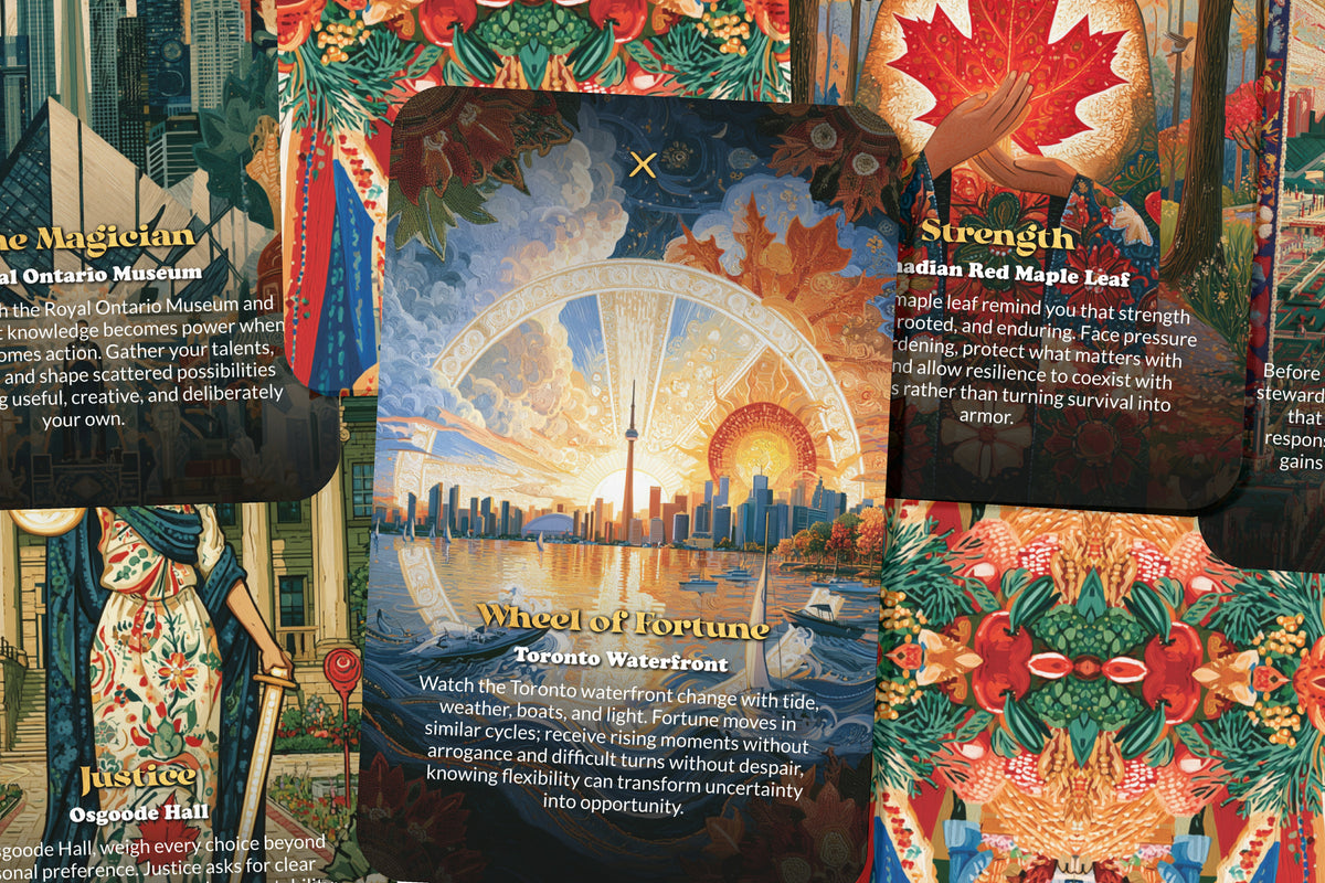 The Tarot of Toronto – A Canadian Multicultural Tarot Deck – 22 Tarot Cards – Urban Diversity and Lakeside Spirit