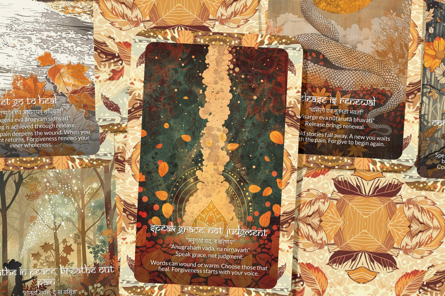 Healance Mantra – A Vibrational Healing Oracle Deck – 22 Oracle Cards – Energy Medicine for the Soul