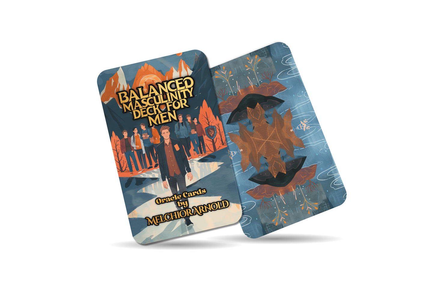 Balanced Masculinity Deck for Men – Empower the Modern Man – Strength, Wisdom & Inner Growth 22-Card Deck