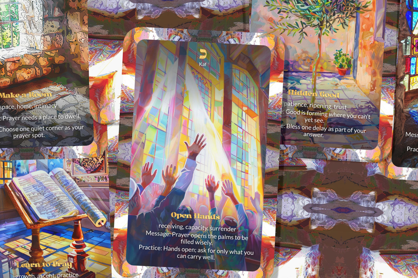 Prayer Oracle – Hitbodedut Guidance – 22 Oracle Cards – Speak to God From the Heart