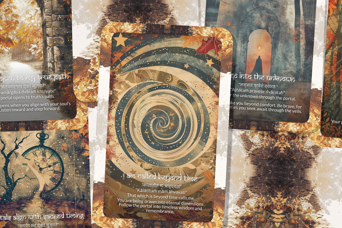 Portal Mantra – A Gateway Oracle Deck – 22 Oracle Cards – Enter the Realms of Possibility