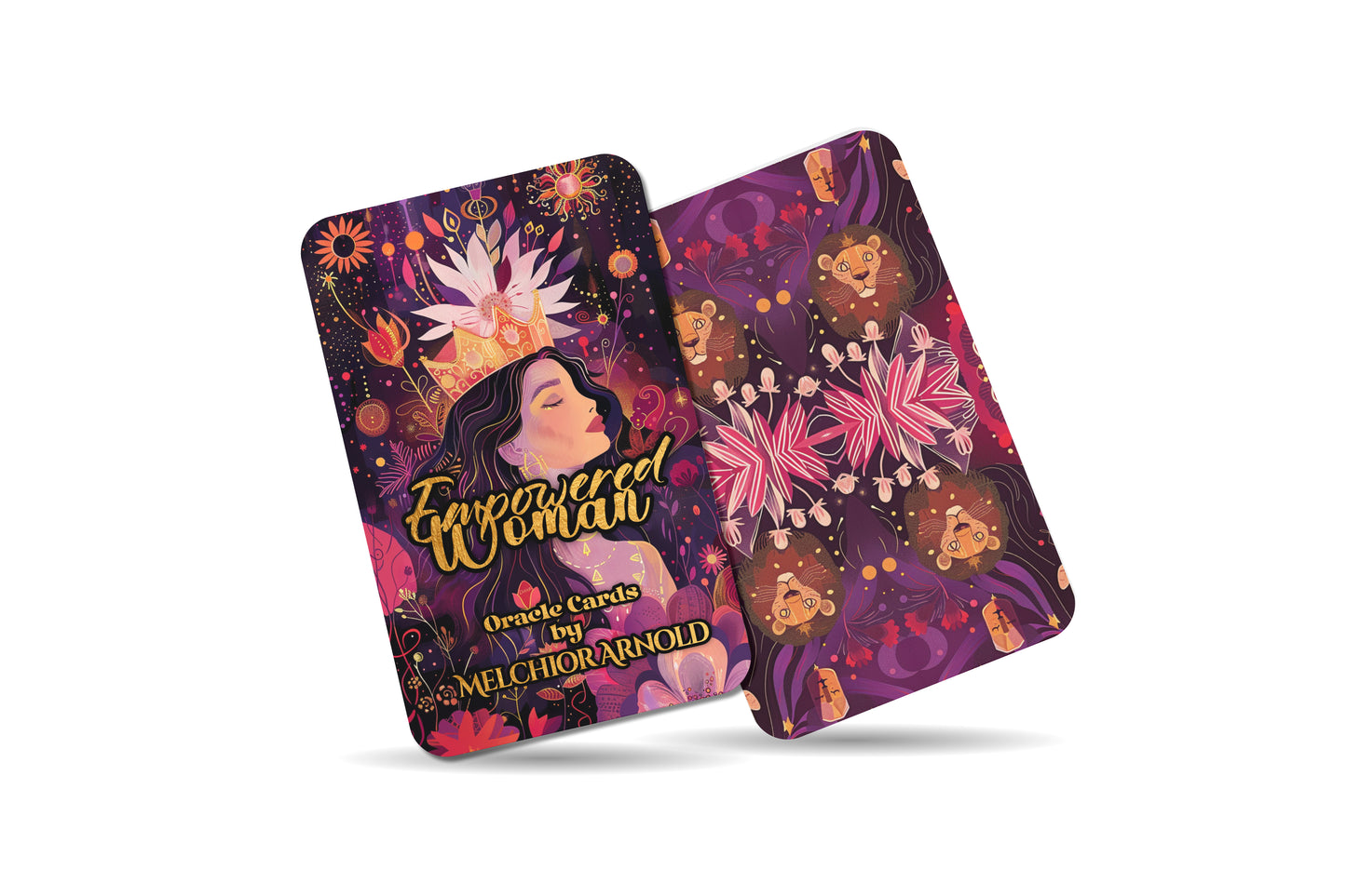 Empowered Woman Oracle – Embody Feminine Strength – Rise Into Your Power & Purpose 22-Card Deck