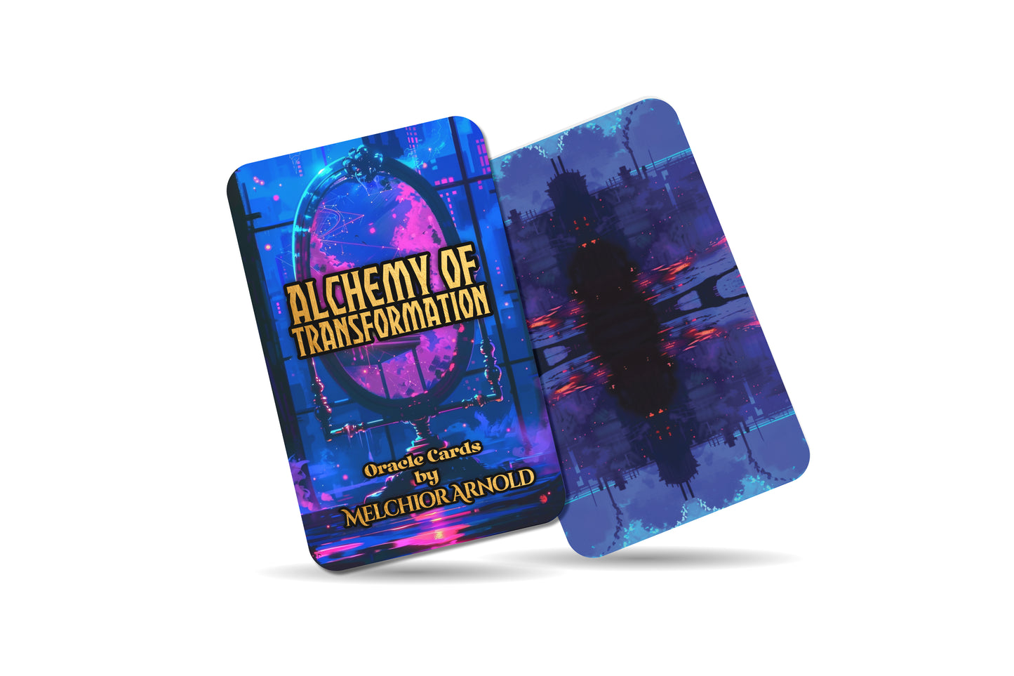 Alchemy of Transformation Oracle – Awaken Your Inner Alchemist – Spiritual Wisdom & Sacred Change 22-Card Deck