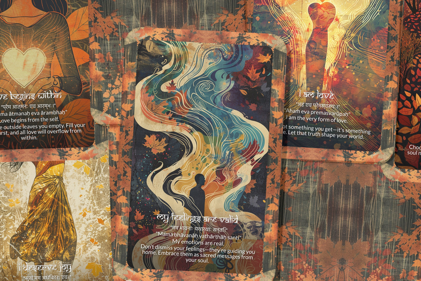 Self-Love Mantra – A Worthiness Oracle Deck – 22 Oracle Cards – Embracing the Beauty Within