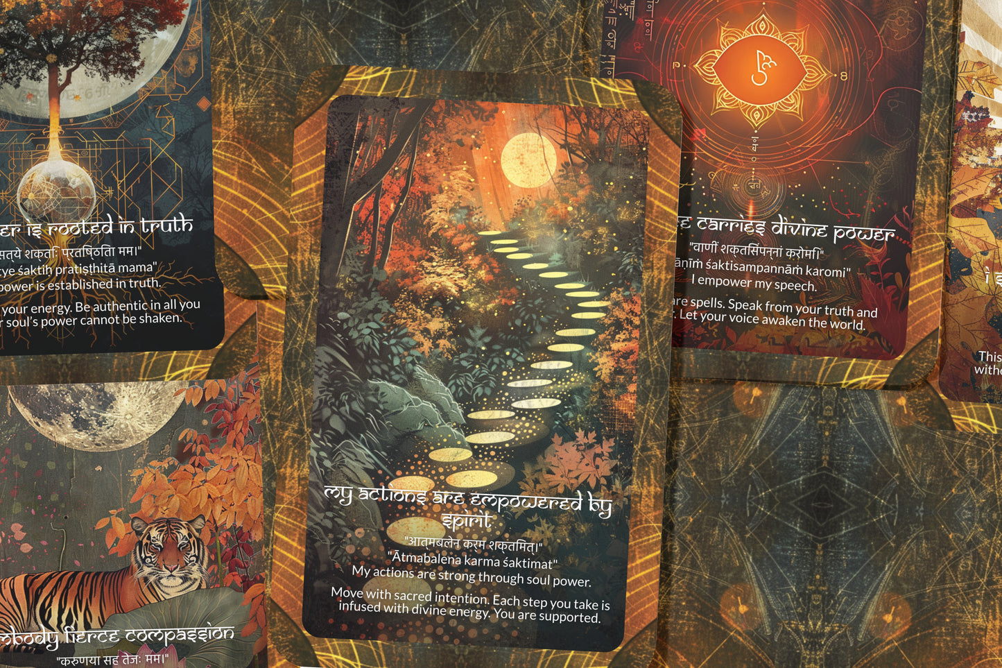 Power Mantra – An Inner Strength Oracle Deck – 22 Oracle Cards – Claiming Your Sacred Authority