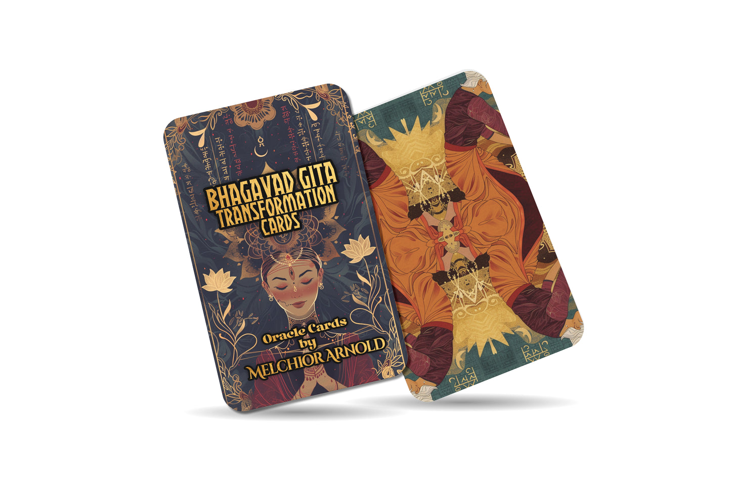 Bhagavad Gita Transformation Cards – Ancient Wisdom for Modern Souls – Divine Insight & Dharma 22-Card Deck