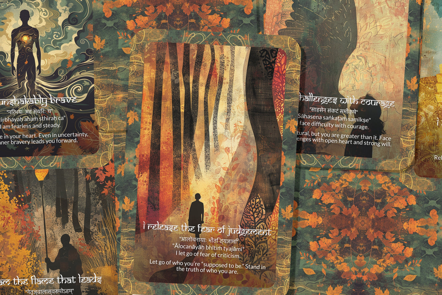 Confidence Mantra – An Inner Power Oracle Deck – 22 Oracle Cards – Radiate Self-Belief and Courage