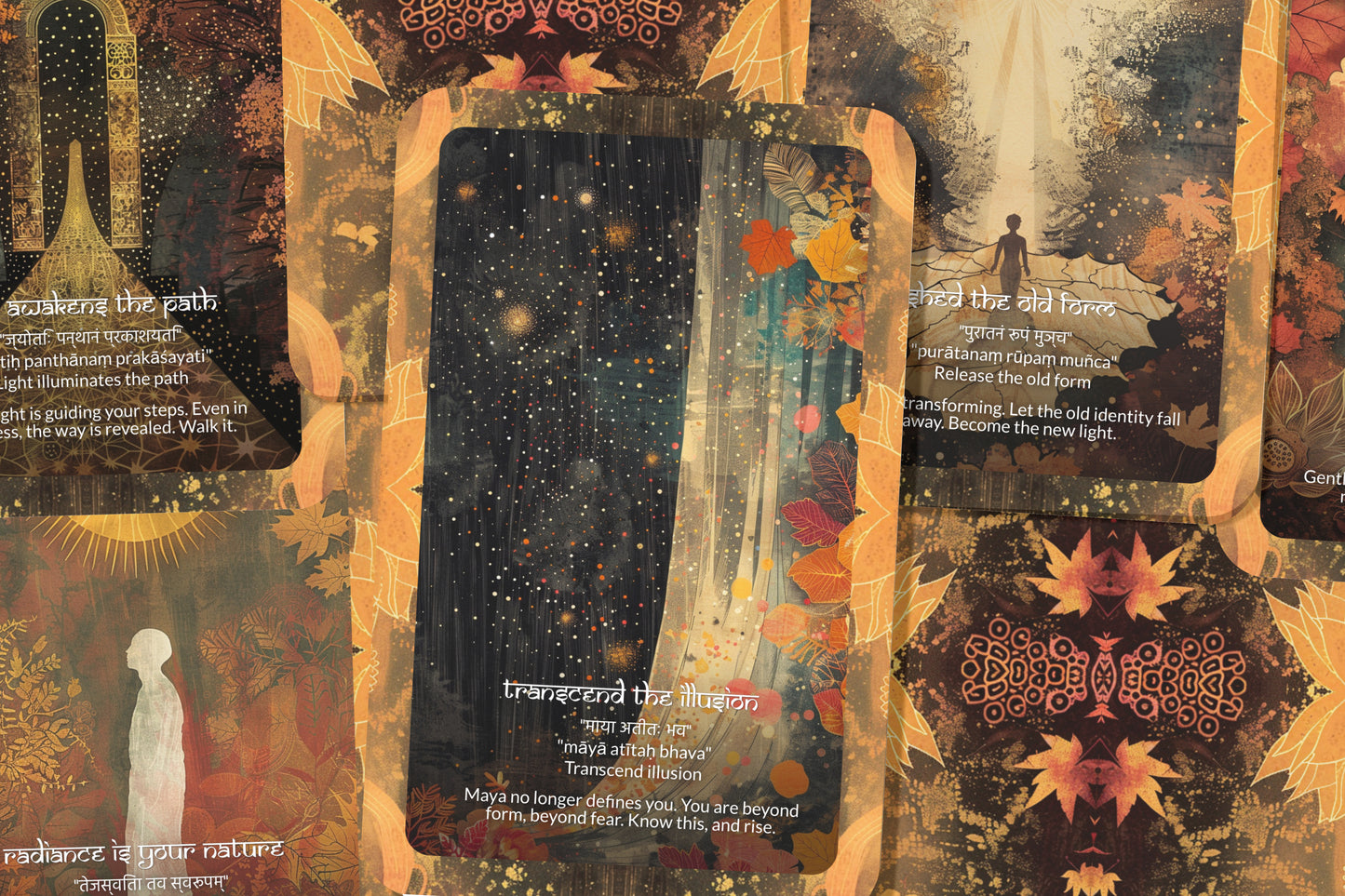 Ascension Mantra – A Divine Rising Oracle Deck – 22 Oracle Cards – Pathways to the Higher Self