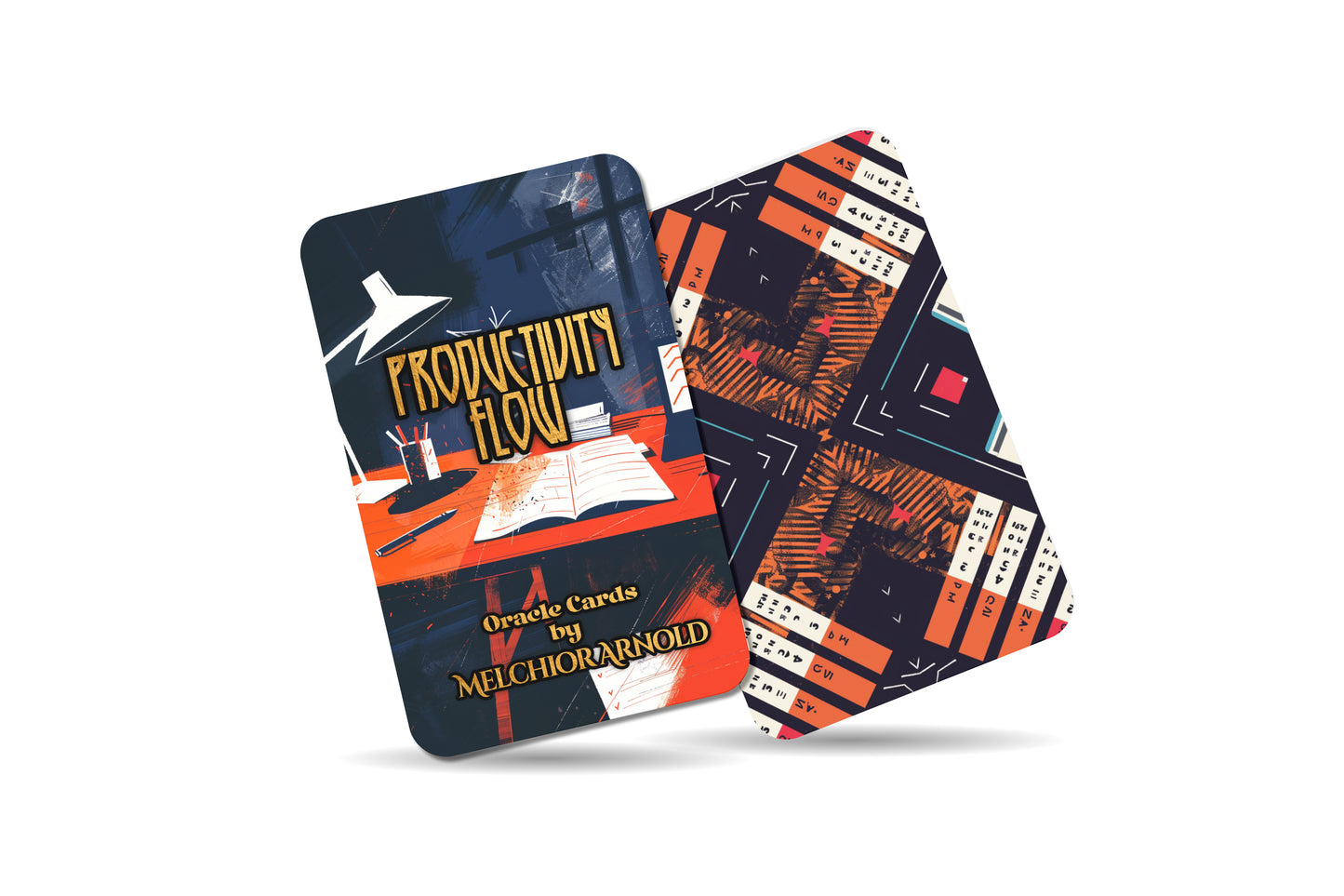 Productivity Flow Cards – Tap Into Focus & Flow – Beat Overwhelm With Intentional Action 22-Card Deck