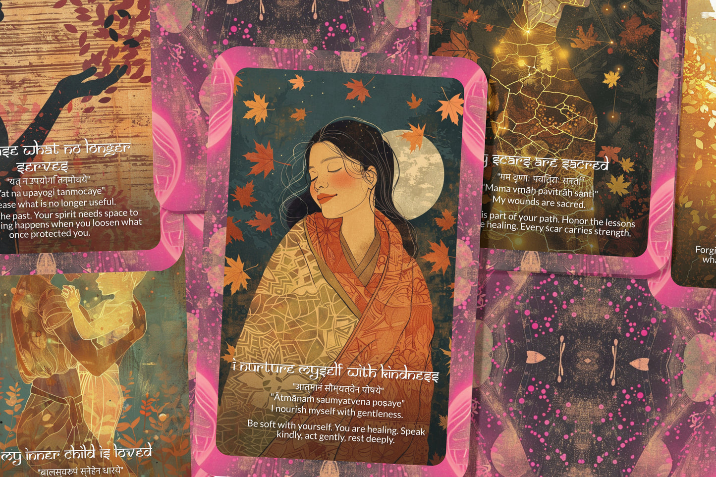 Inner Healing Mantra – A Self-Reclamation Oracle Deck – 22 Oracle Cards – Awakening the Healer Within