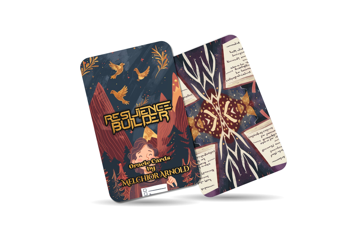 Resilience Builder Cards – Cultivate Inner Strength – Bounce Back From Life’s Challenges 22-Card Deck