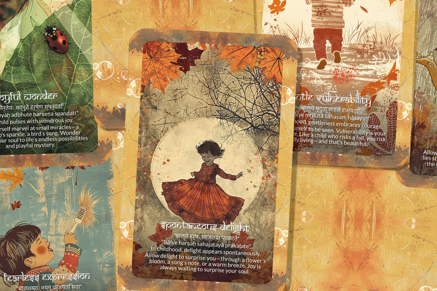 Child Mantra – A Divine Feminine Oracle Deck – 22 Oracle Cards – Embracing Innocence and Wonder