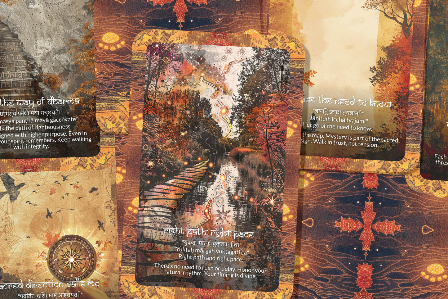 Path Mantra – A Life Journey Oracle Deck – 22 Oracle Cards – Walking the Soul’s Road