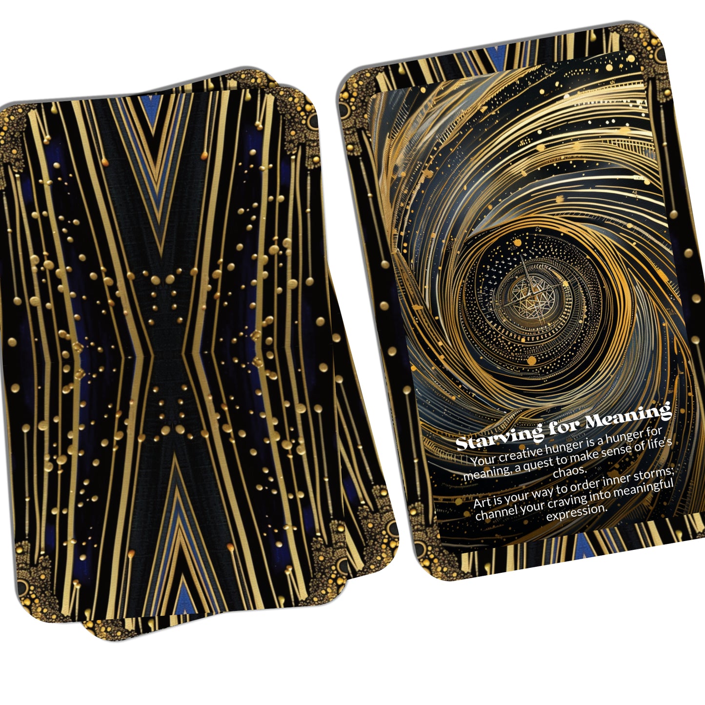 Canvas Hunger – An Inner Voice Oracle Deck – 22 Oracle Cards – Feed the Fire that Paints Your Soul