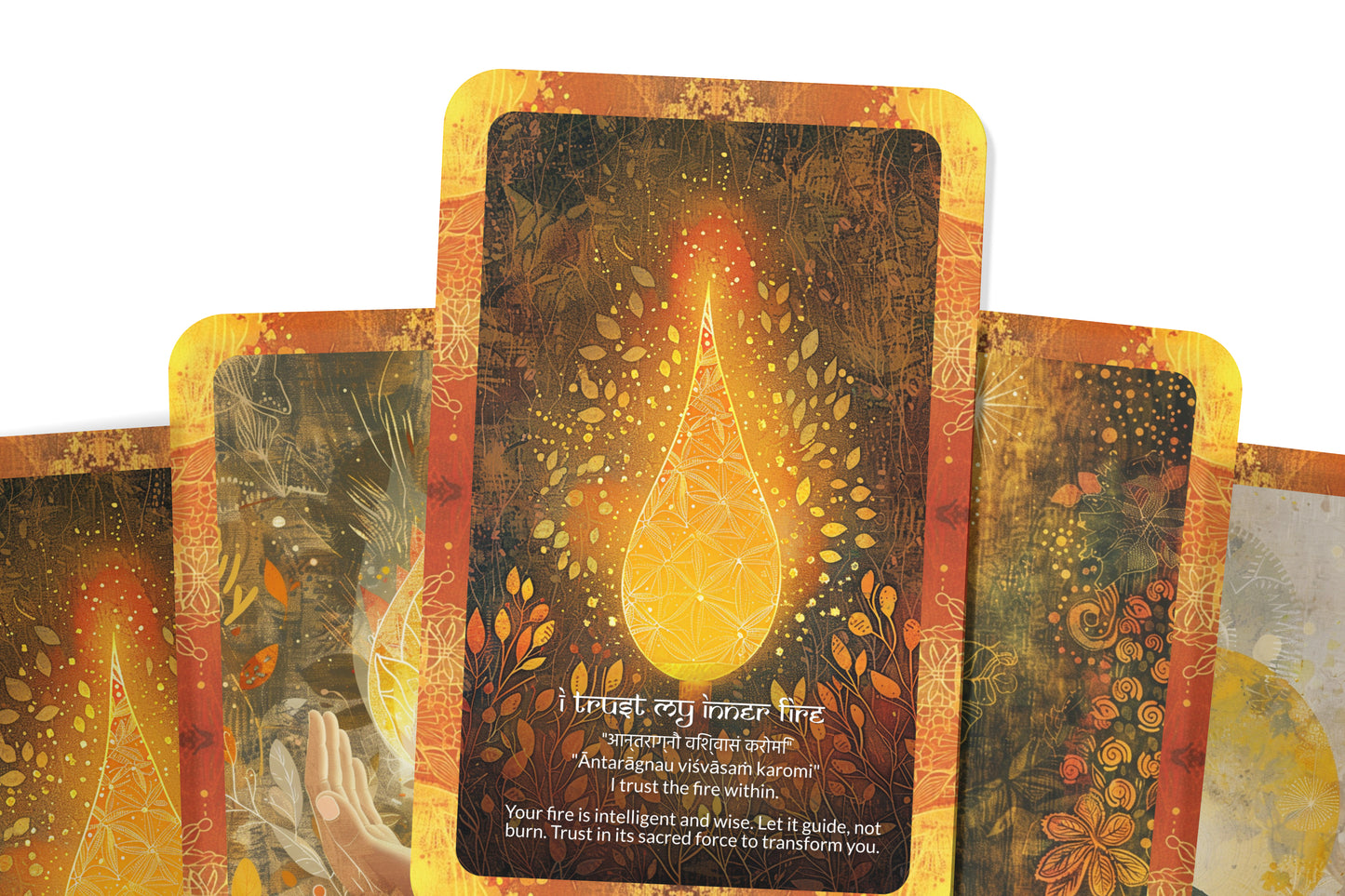 Inner Fire Mantra – A Purpose Igniter Oracle Deck – 22 Oracle Cards – Fueling Passion and Power