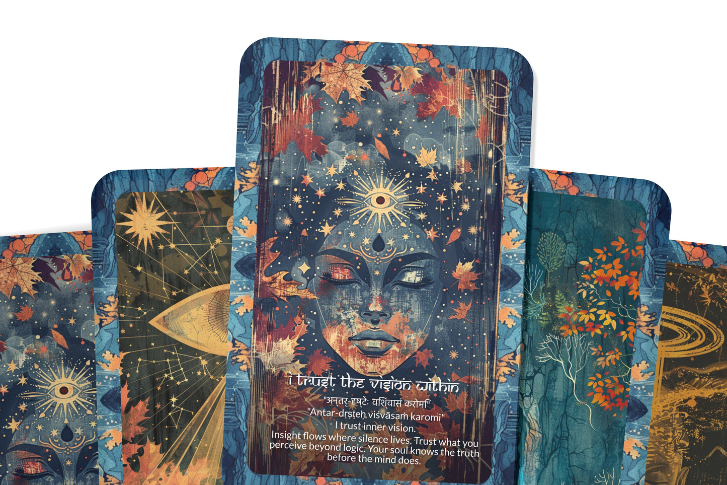 Third Eye Mantra – An Intuition Oracle Deck – 22 Oracle Cards – Awakening the Inner Sight