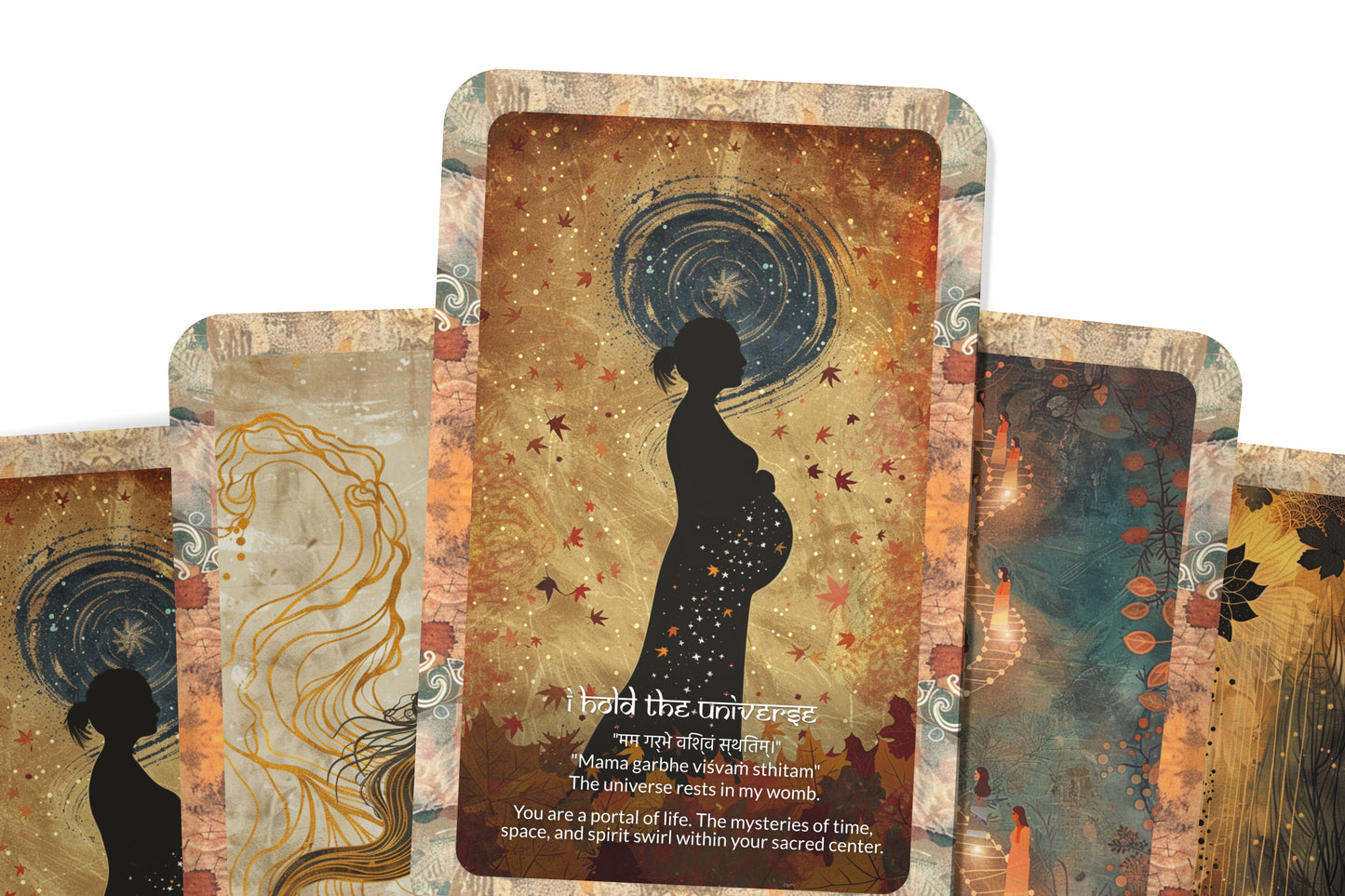 Womb Mantra – A Creative Portal Oracle Deck – 22 Oracle Cards – The Sacred Origin of All Life