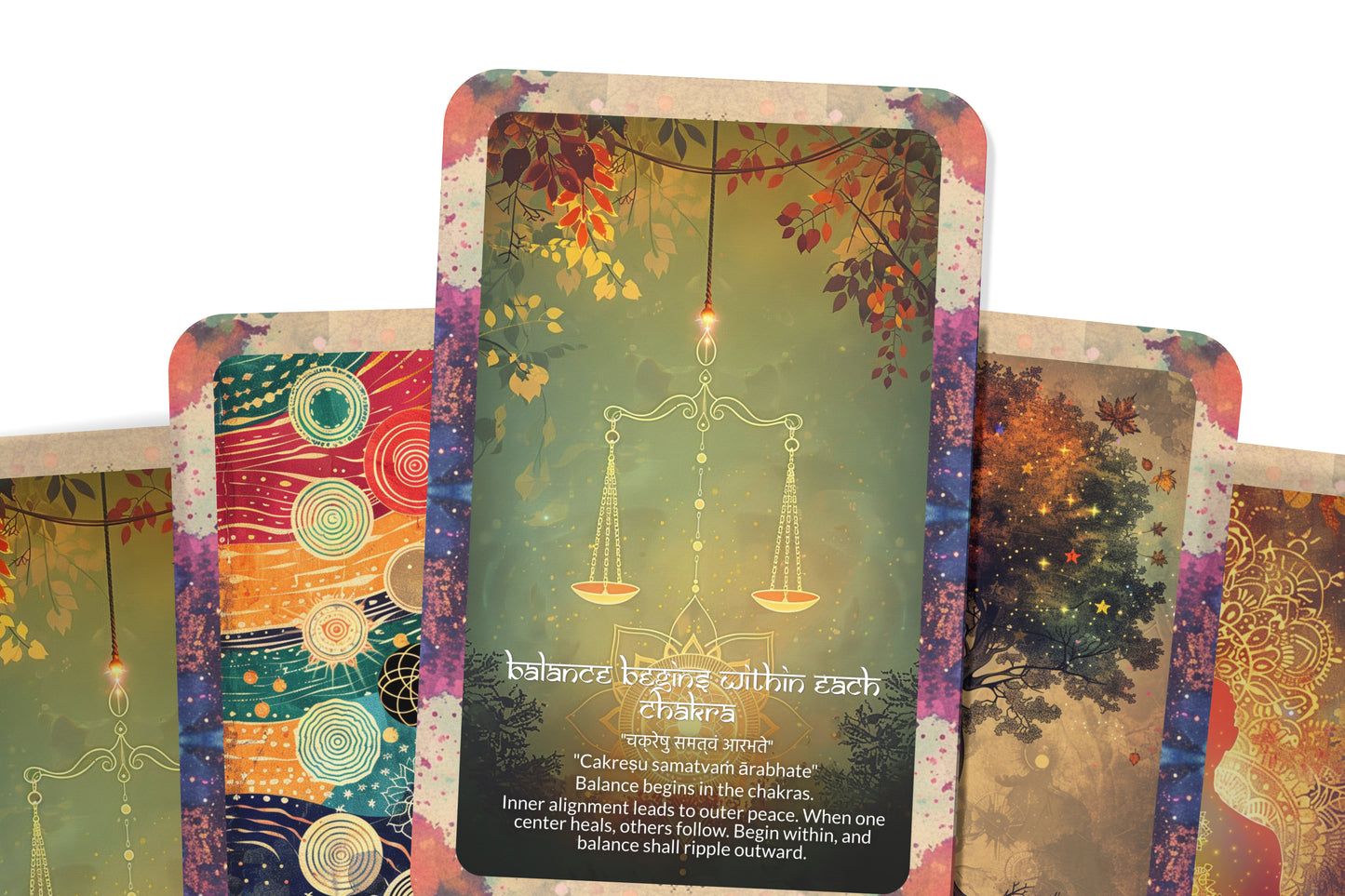 Chakra Mantra – An Energy Center Oracle Deck – 22 Oracle Cards – Aligning the Inner Rainbow