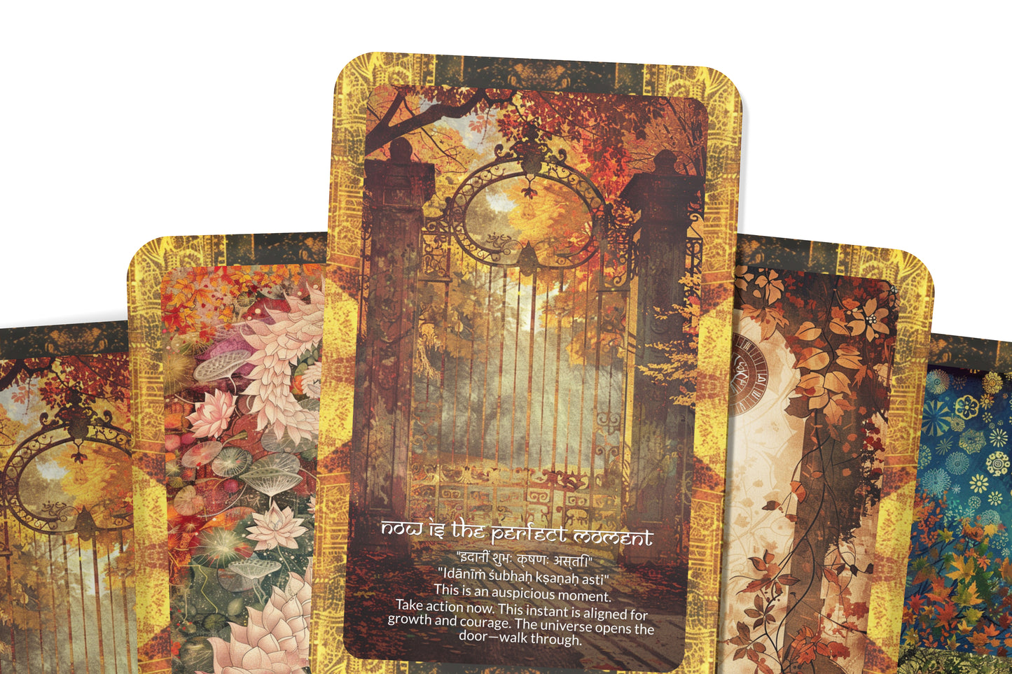 Timing Mantra – A Divine Flow Oracle Deck – 22 Oracle Cards – Trust the Rhythm of the Universe