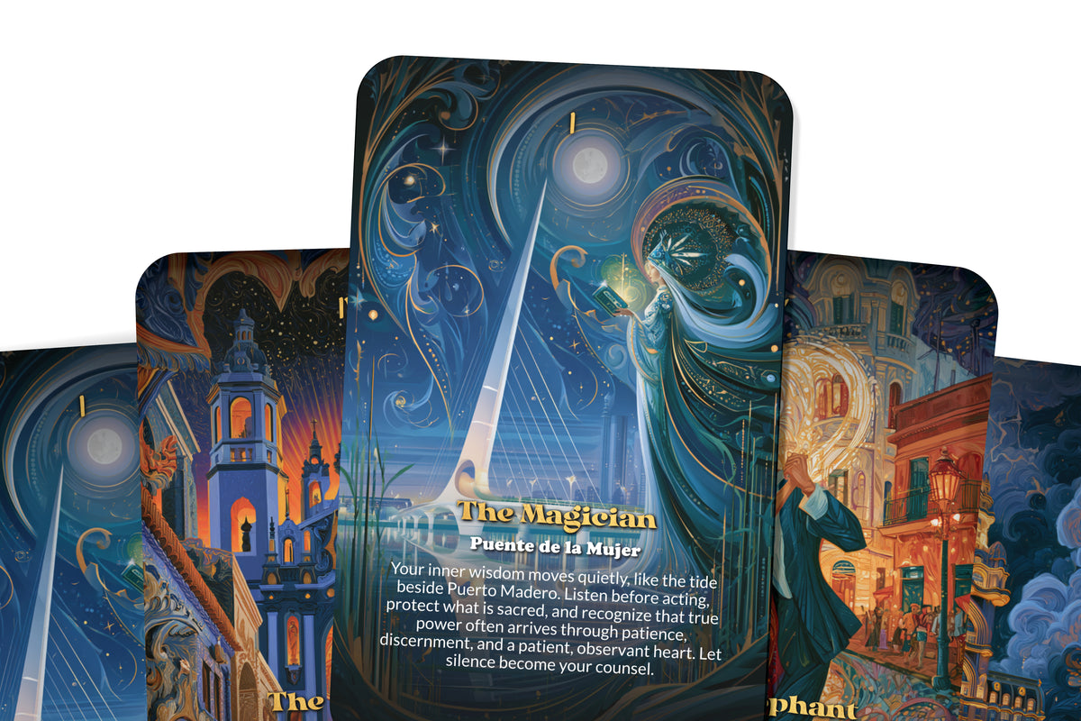 The Tarot of Buenos Aires – A Tango Spirit Tarot Deck – 22 Tarot Cards – Passion, Rhythm, and Argentine Soul