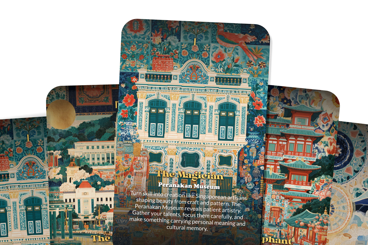 The Tarot of Singapore – A Tropical Asian Tarot Deck – 22 Tarot Cards – Gardens, Temples, and Maritime Heritage