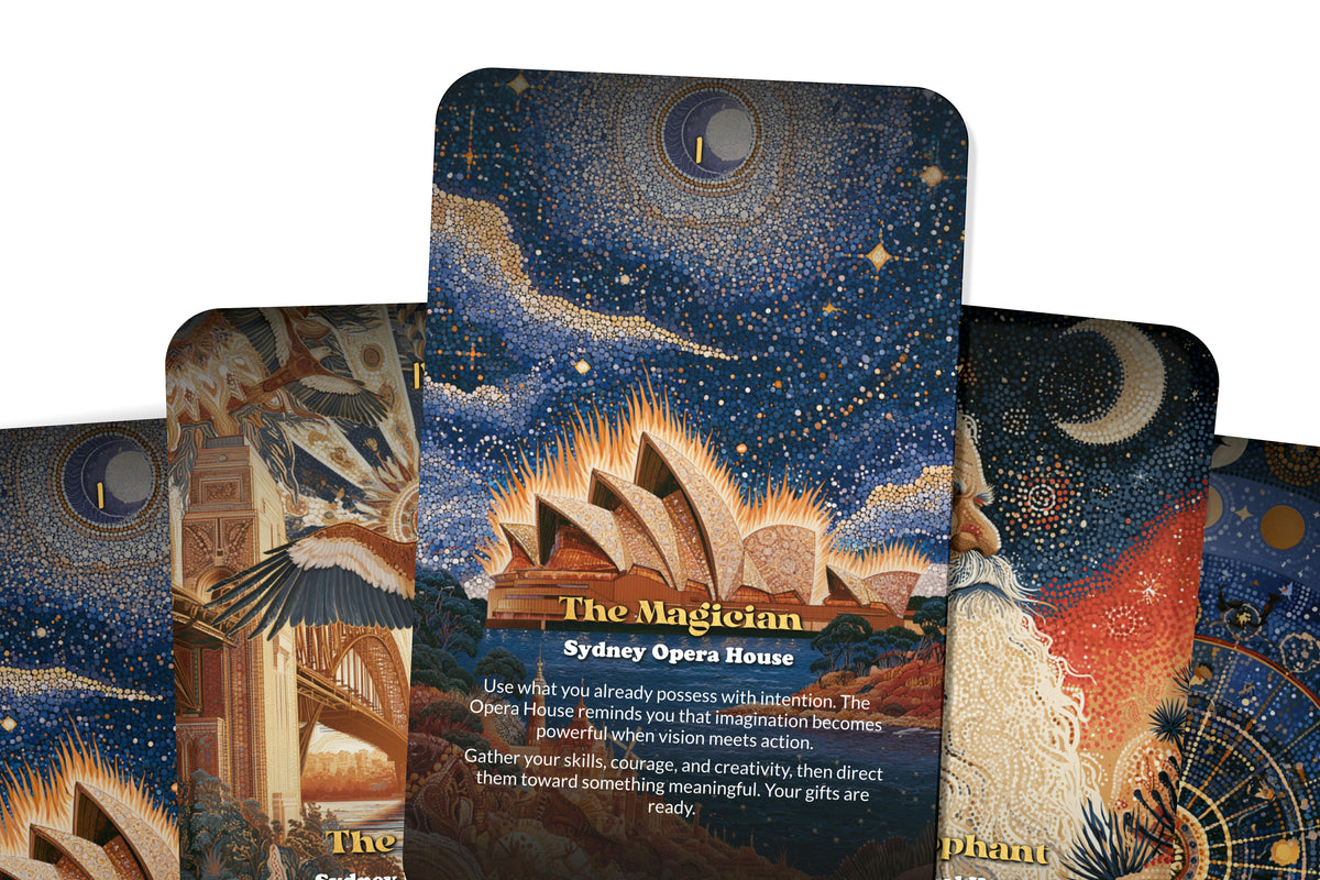 The Tarot of Sydney – An Australian Coastal Tarot Deck – 22 Tarot Cards – Harbour, Ocean, and Aboriginal Heritage