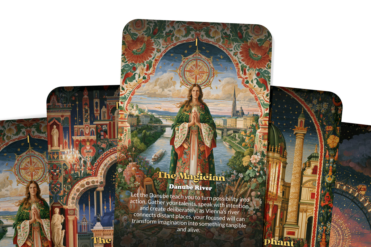 The Tarot of Vienna – An Imperial Austrian Tarot Deck – 22 Tarot Cards – Palaces, Music, and Habsburg Heritage